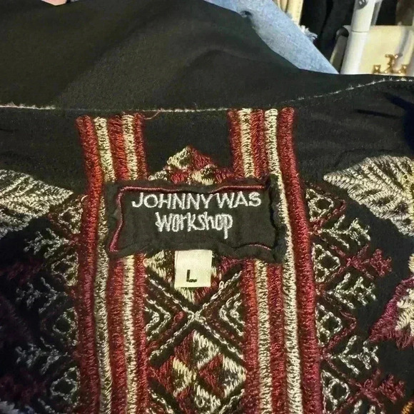 Johnny Was Hailee Floral Print V-Neck 3/4 Bell Sleeve Ruffle Hem  Dress Size L. - Picture 11 of 12